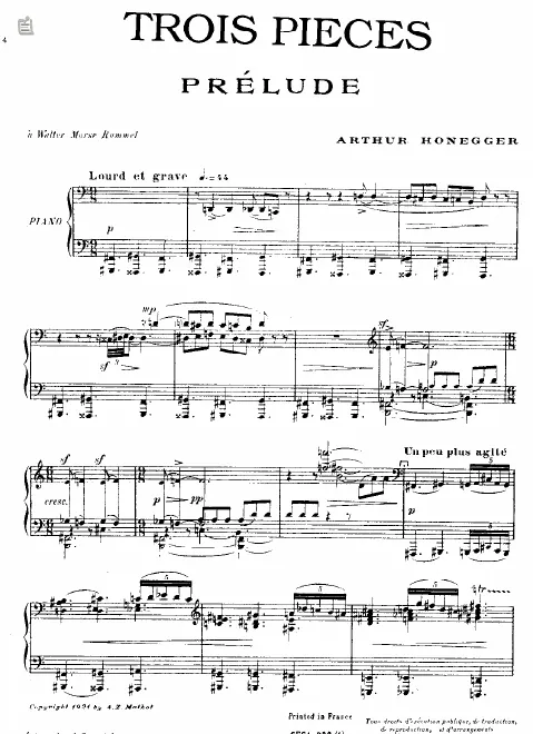 First page of 3 Pieces