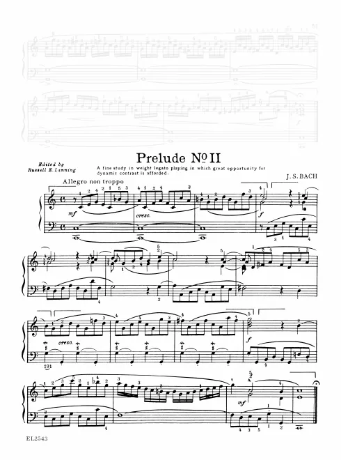 First page of Prelude in C major