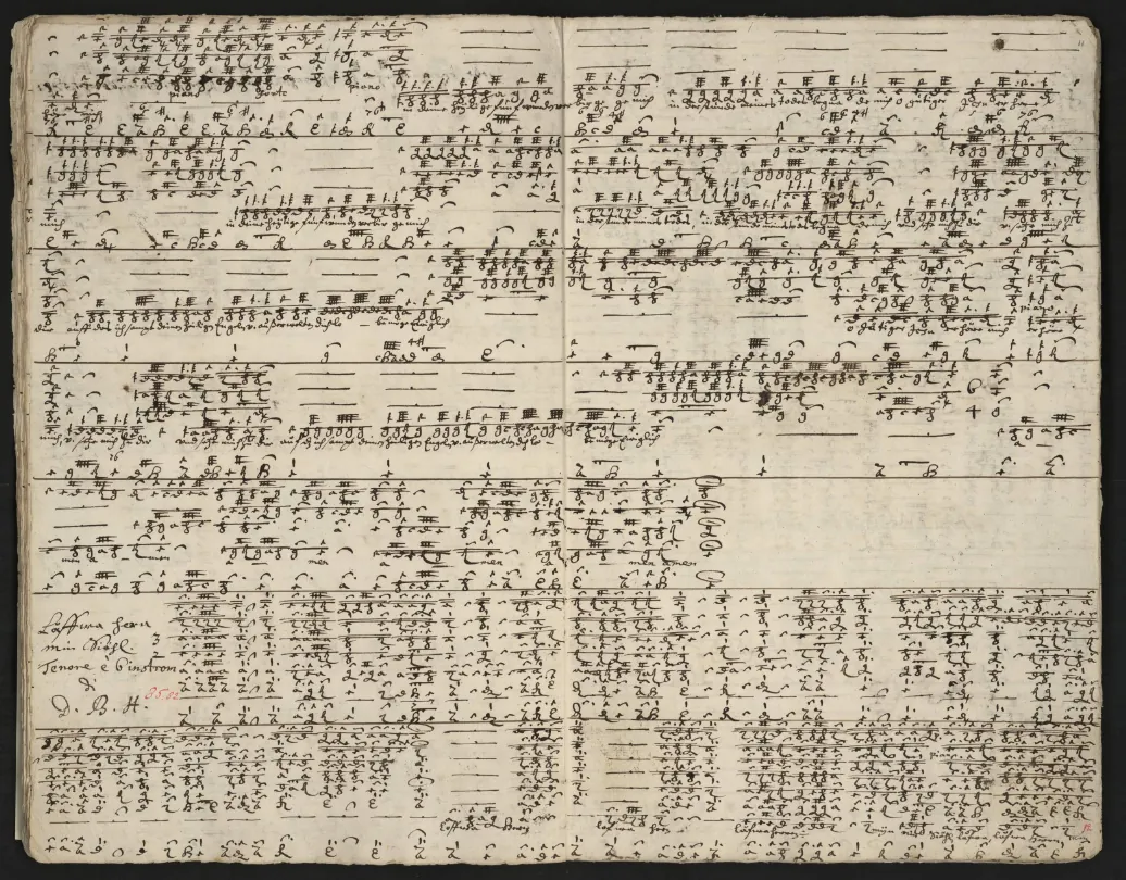 First page of Lobe den Herrn meine Seele, BuxWV 71