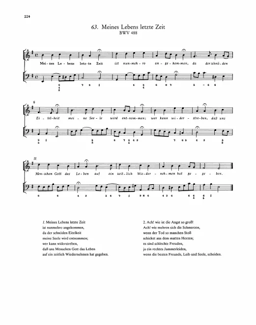 First page of Meines Lebens letzte Zeit