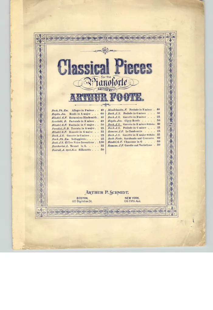 First page of Violin Partita No.1