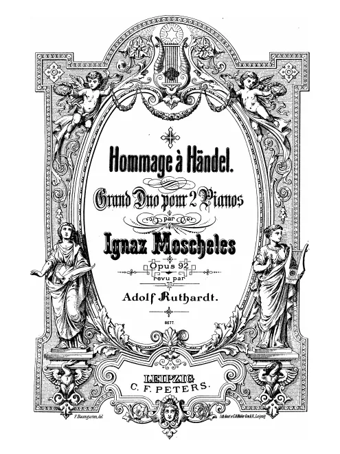 First page of Hommage à Händel