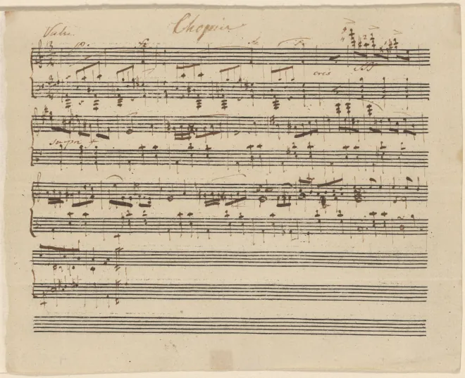 First page of Waltz in A minor