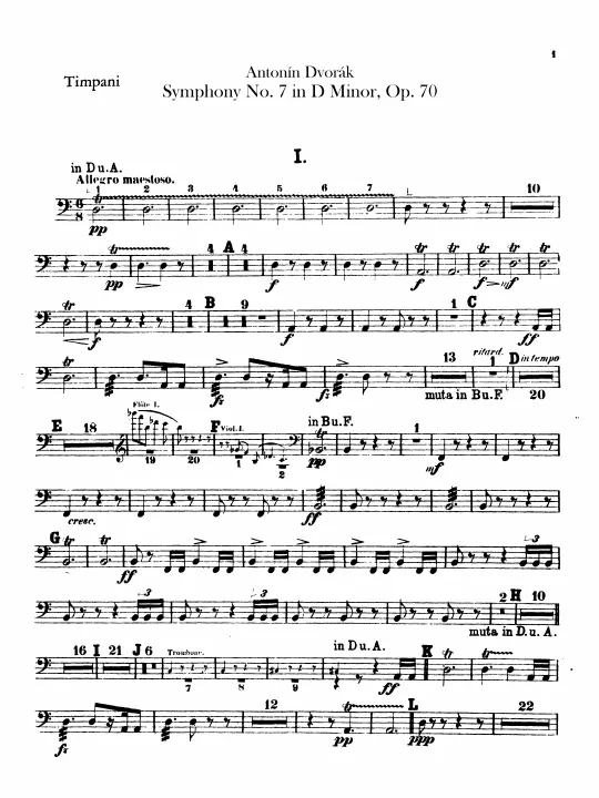First page of Symphony No.7