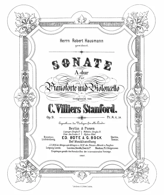First page of Cello Sonata No.1