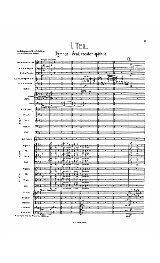 First page of Symphony No.8