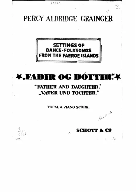 First page of Father and Daughter