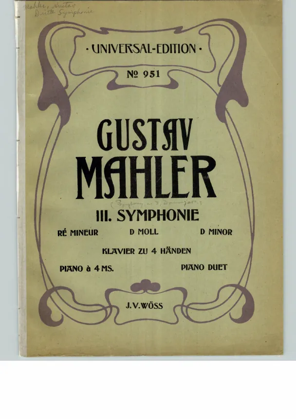 First page of Symphony No.3
