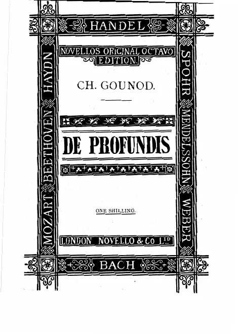 First page of De profundis
