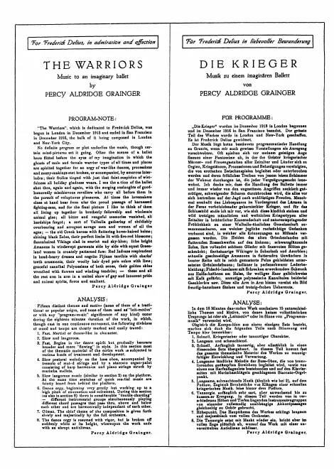 First page of The Warriors