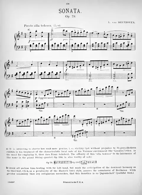 First page of Piano Sonata No.25