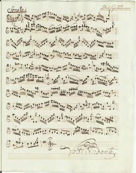 First page of Duet for 2 Flutes