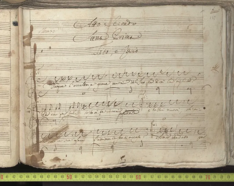 First page of Tito Manlio