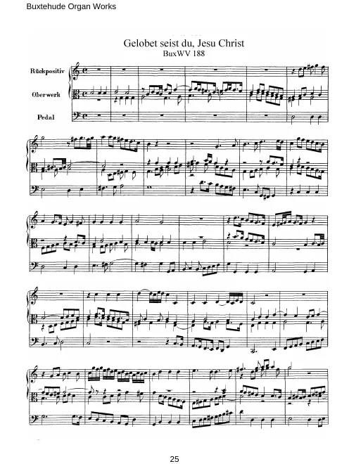 First page of Gelobet seist du, Jesu Christ