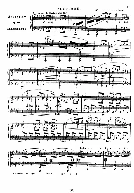 First page of Nocturne