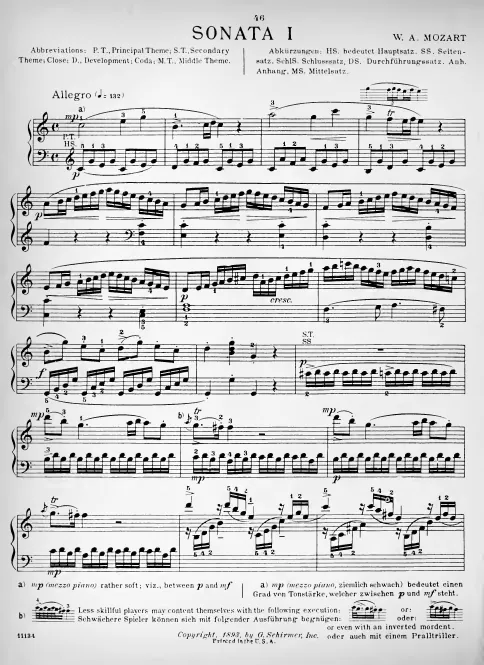 First page of Piano Sonata No.16