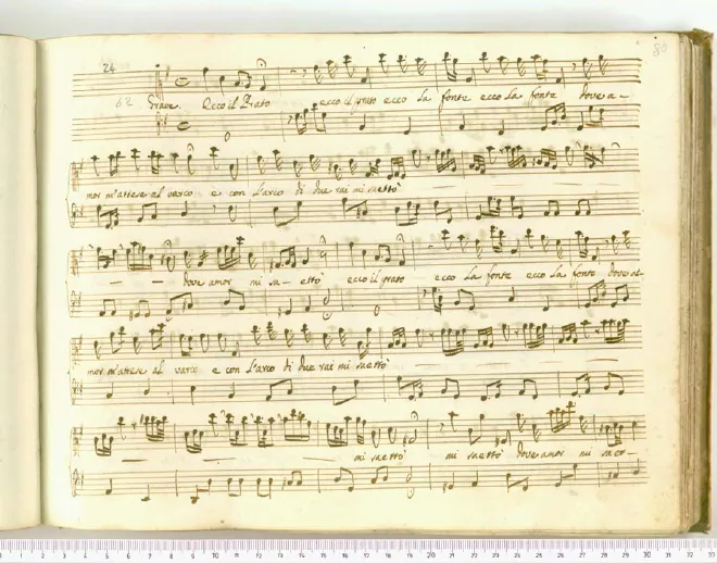 First page of Ecco il prato, ecco la fonte