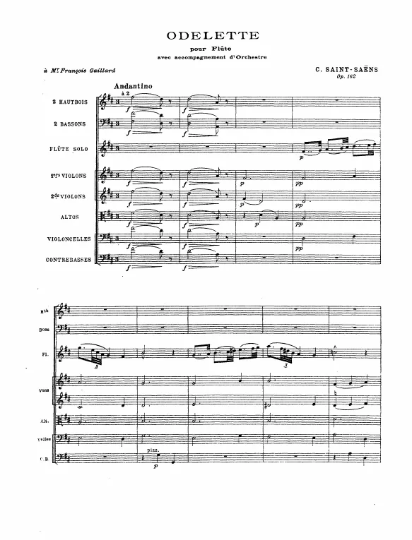 First page of Odelette
