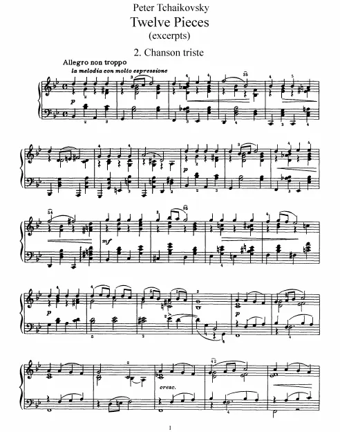 First page of 12 Pieces
