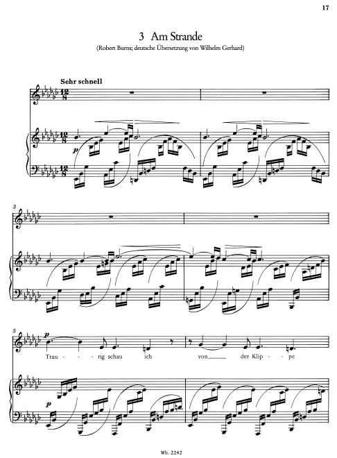 First page of Am Strande