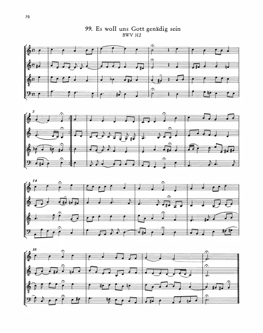 First page of Es woll uns Gott genädig sein