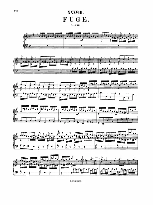 First page of Fugue