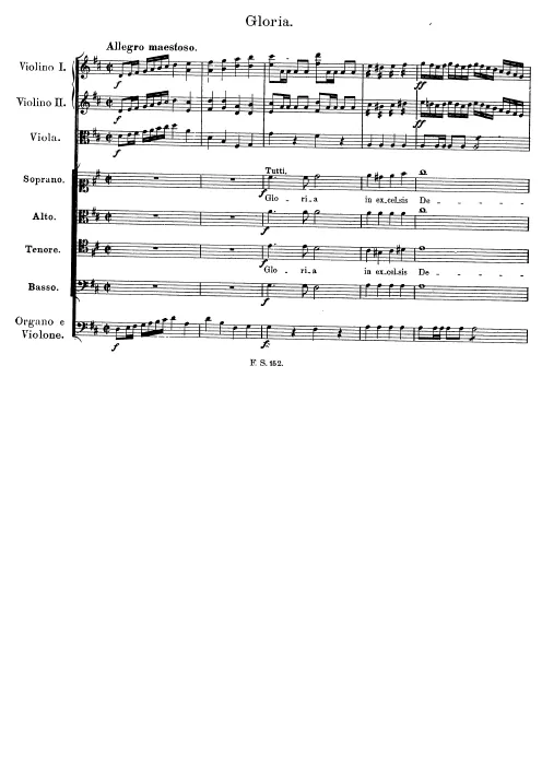 First page of Mass in G major