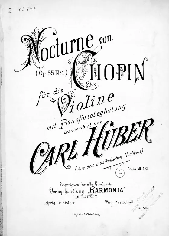 First page of Nocturnes
