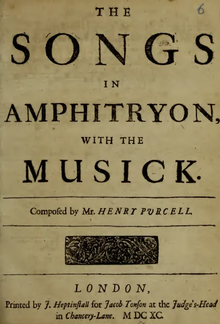 First page of Amphitryon