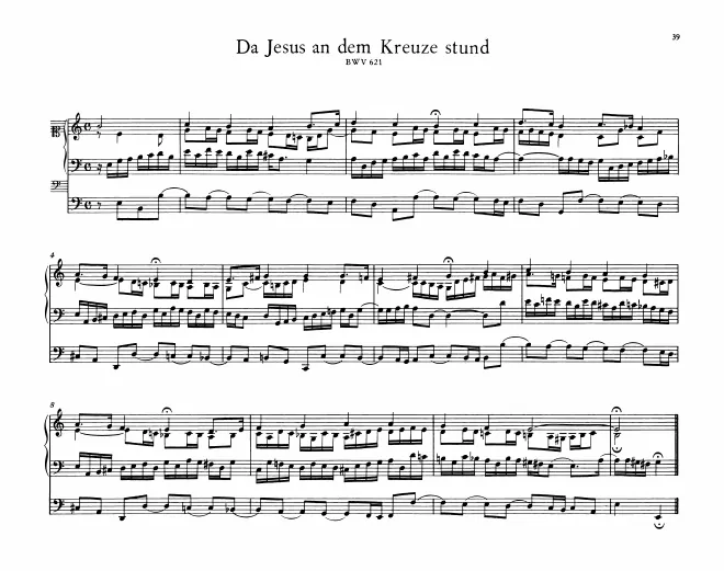First page of Da Jesus an dem Kreuze stund