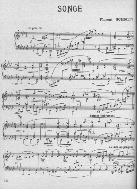 First page of Songe