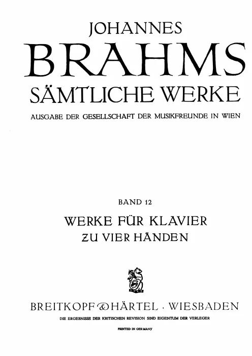 First page of Variations on a Theme by Robert Schumann