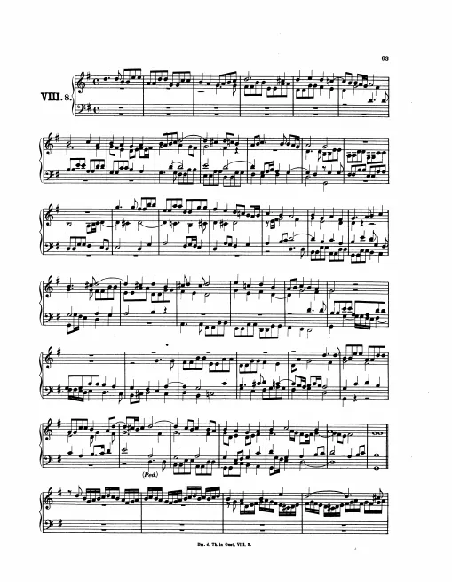 First page of Magnificat Fugue