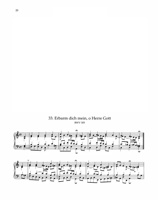 First page of Erbarm dich mein, o Herre Gott