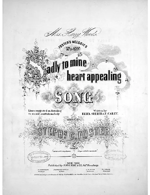 First page of Sadly to Mine Heart Appealing