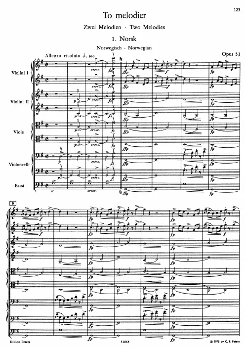 First page of 2 Melodies