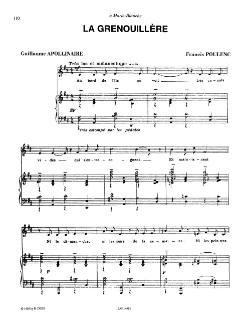 First page of La Grenouillère