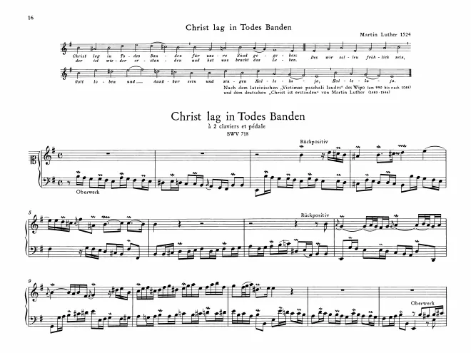 First page of Chorale Preludes