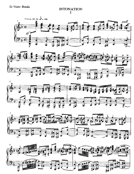 First page of Symphonic Suite