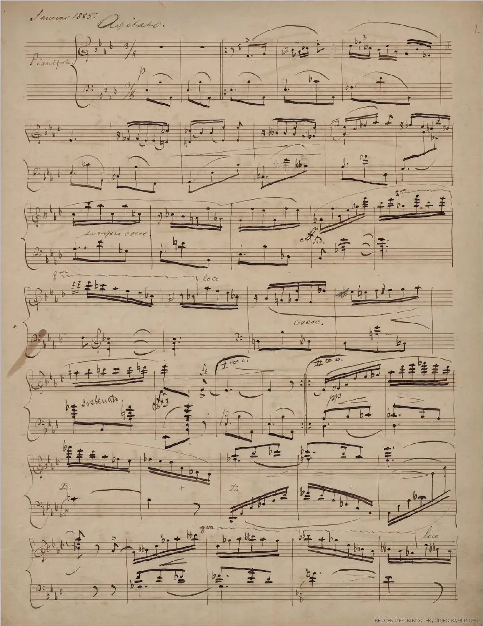 First page of Agitato