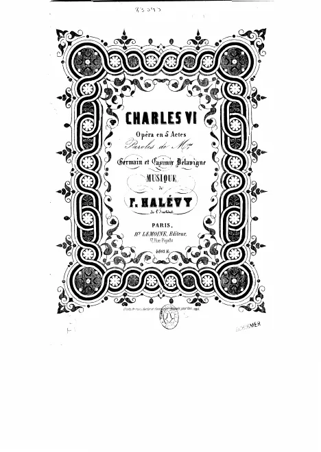 First page of Charles VI