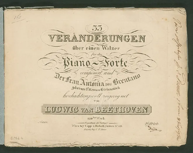 First page of Diabelli Variations
