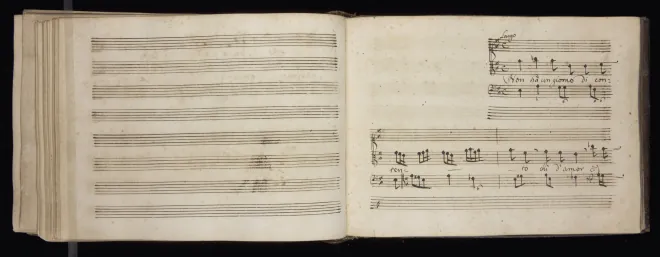 First page of Non hà un giorno di contento