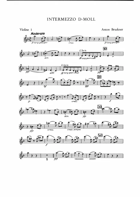 First page of Intermezzo