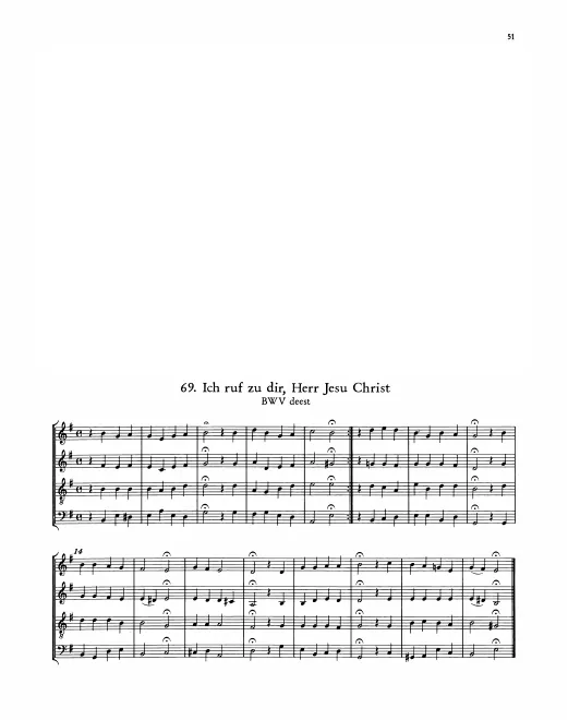 First page of Ich ruf zu dir, Herr Jesu Christ
