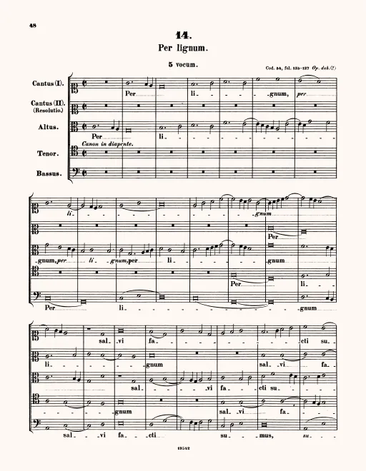 First page of Per lignum
