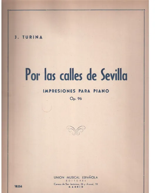First page of Por las Calles de Sevilla