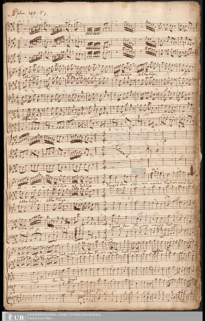 First page of Alleluja singet dem Herrn ein neues Lied