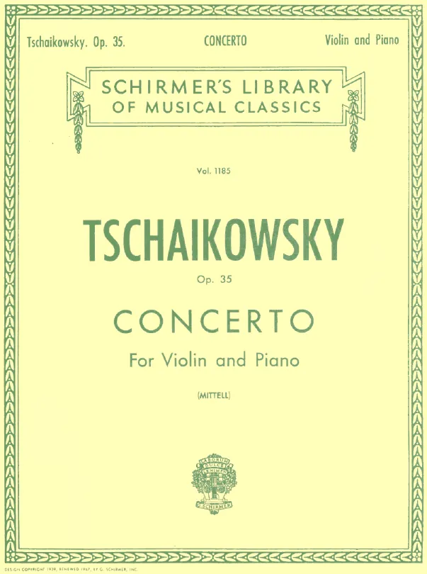 First page of Violin Concerto
