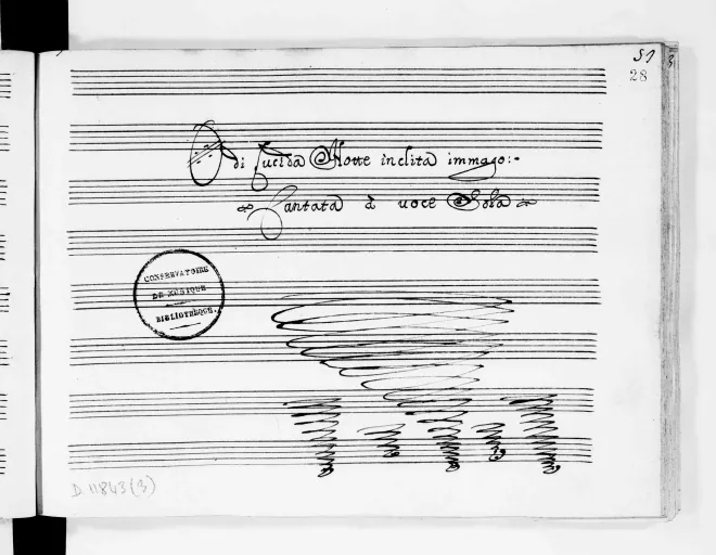 First page of Odi lucida notte